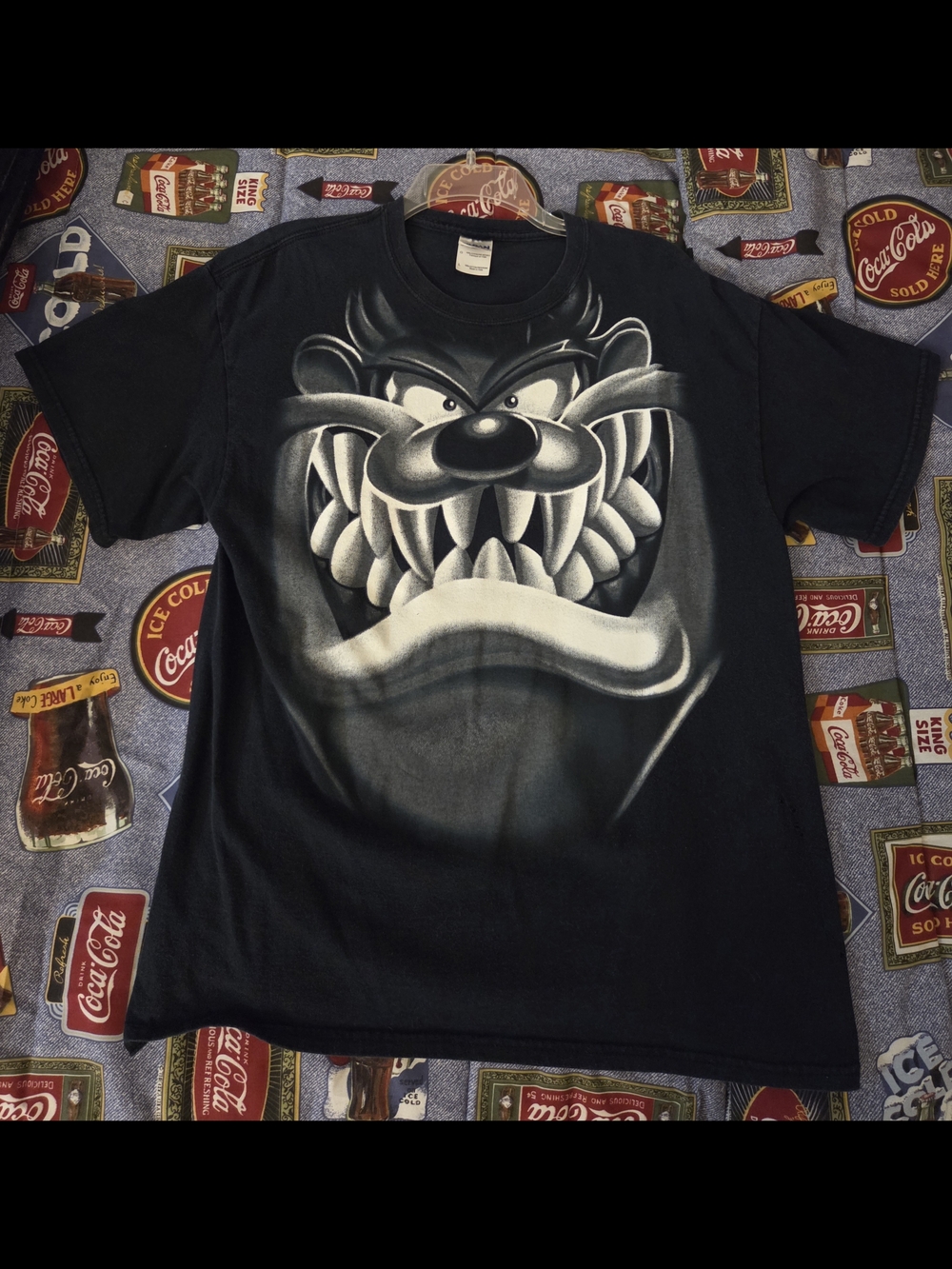 Gildan Black Taz Looney Tunes Graphic Tee